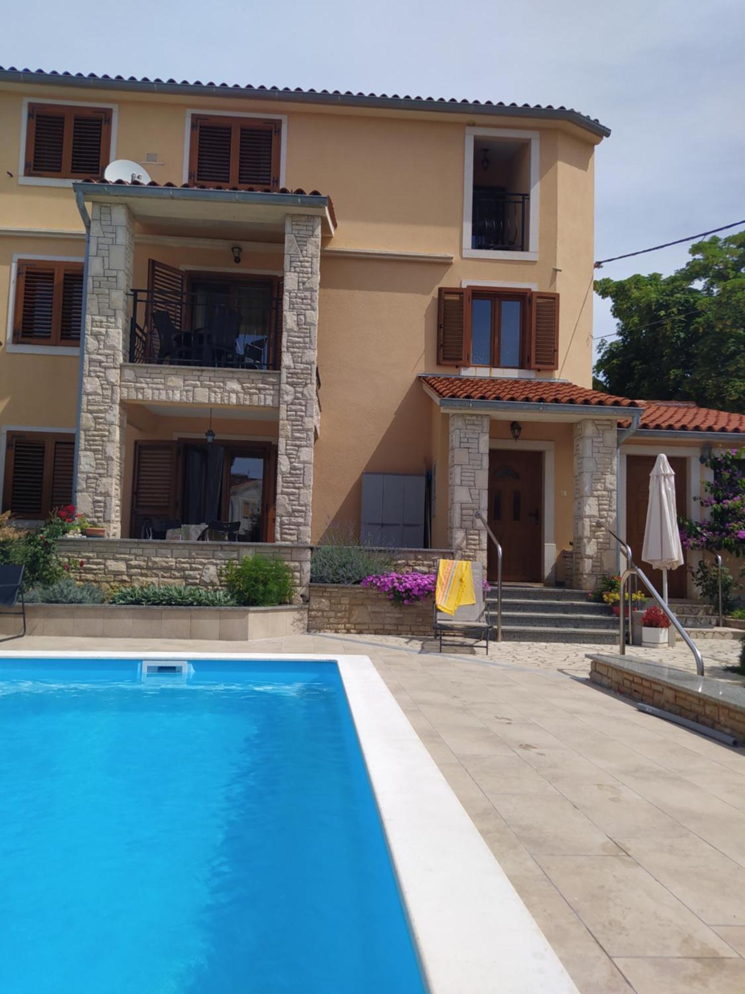 Villa Krasa Sea View Apartmants With Pool Liznjan Ngoại thất bức ảnh